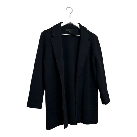 J. Crew Black Sophie Open-Front Sweater-Blaze Size Small - Picture 4 of 8